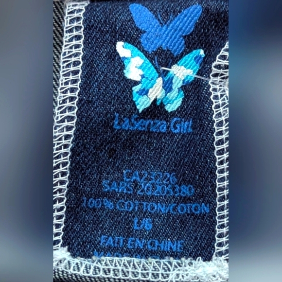 Absolutely Adorable La Senza Girl Flared Jean/Denim Jacket (Girl's Size Large) - Picture 12 of 13